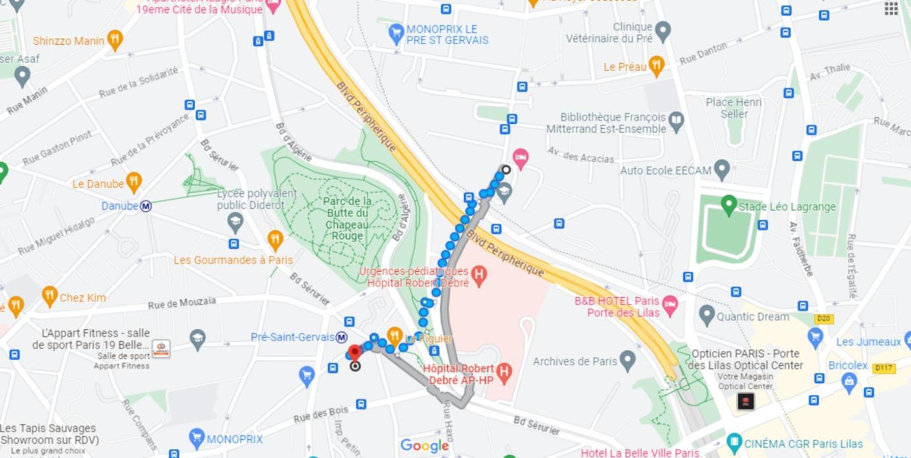 Le Pré-Saint-GervaisLoft Duplex A 2 Min De Paris - Parking Gratuit公寓 外观 照片