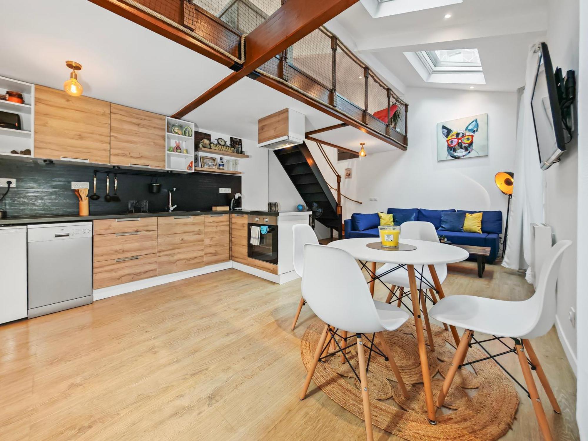 Le Pré-Saint-GervaisLoft Duplex A 2 Min De Paris - Parking Gratuit公寓 外观 照片