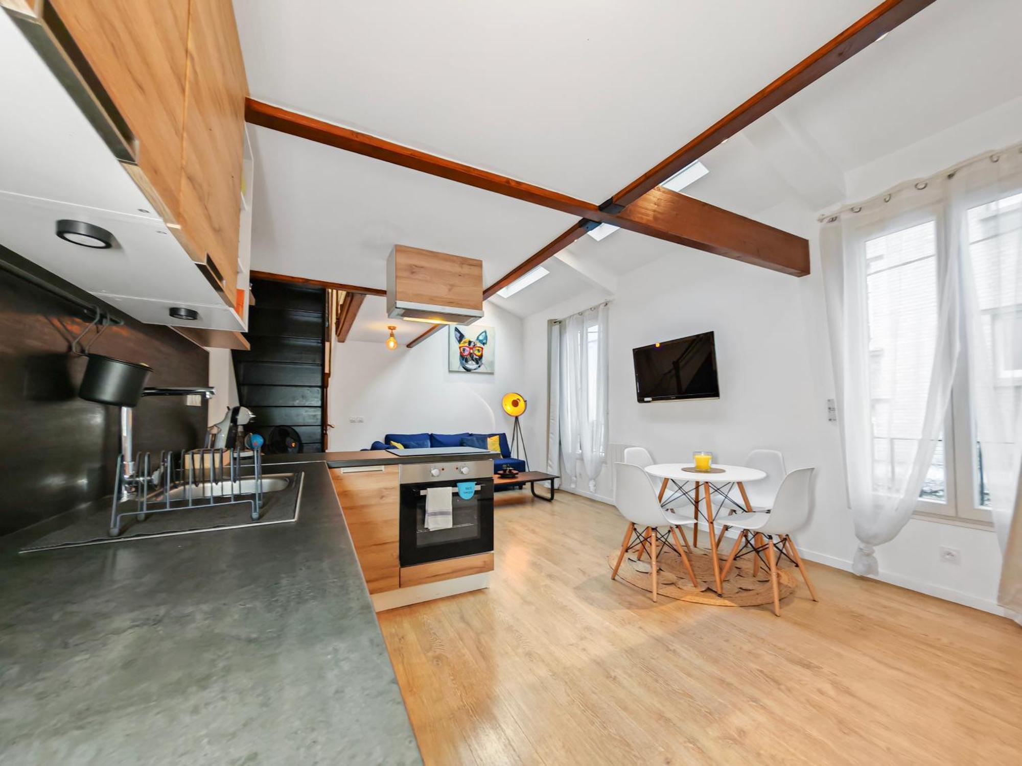 Le Pré-Saint-GervaisLoft Duplex A 2 Min De Paris - Parking Gratuit公寓 外观 照片